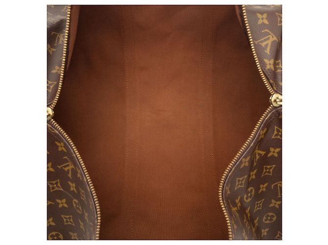 Louis Vuitton Keepall Bandoulière 60 Monogram Marrone - vista 4