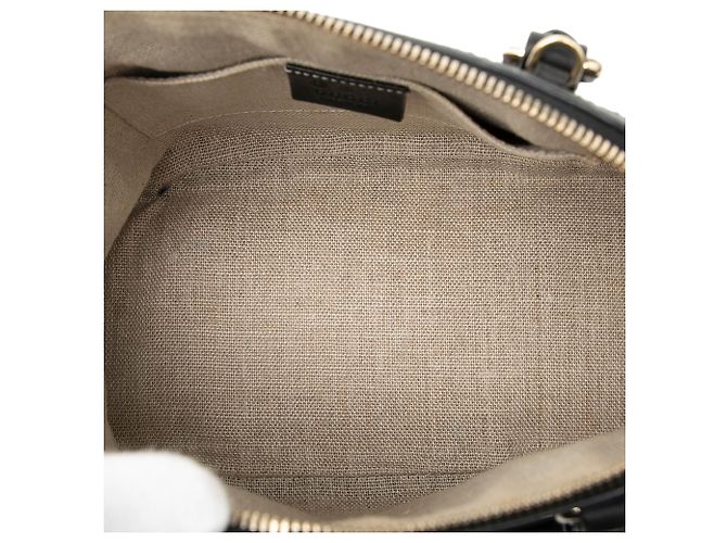 Borsa a mano mini microguccissima nera di Gucci Nero - vista 4