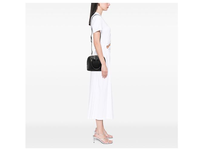 Borsa a mano mini microguccissima nera di Gucci Nero - vista 7