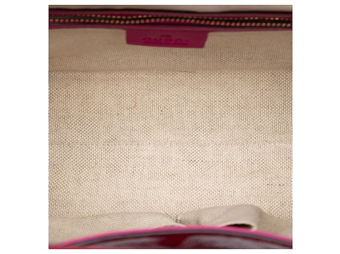Borsa Soho piccola in vernice rosa Gucci - vista 4