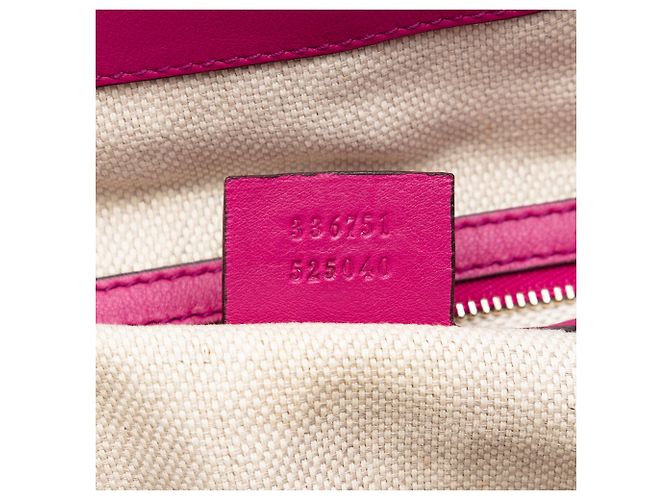 Borsa Soho piccola in vernice rosa Gucci - vista 6