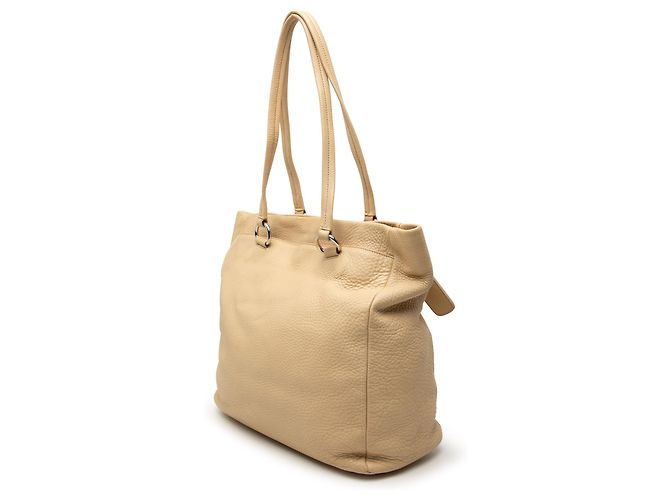 Borsa Prada Beige Vitello Daino - vista 2