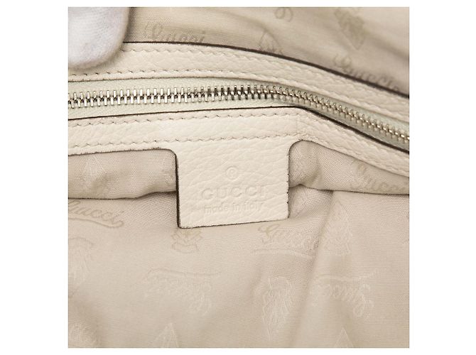 Gucci Beige Medium GG Canvas Bamboo Libeccio Tote - Ansicht 5