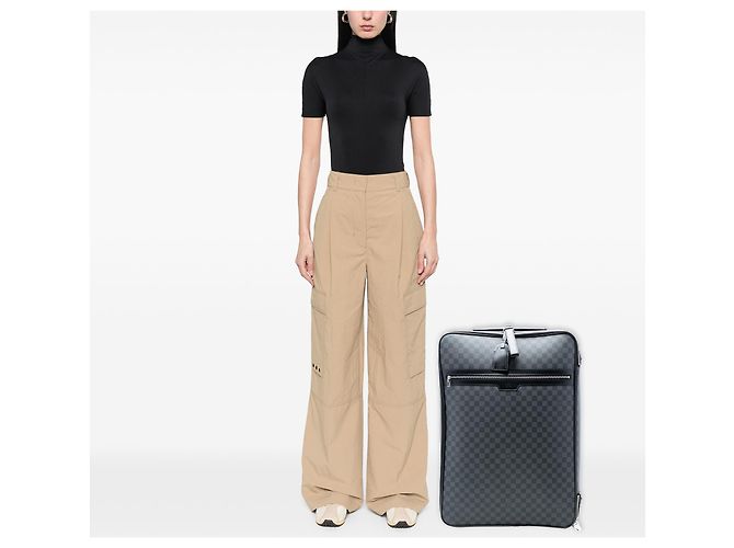 Louis Vuitton Pegase 65 Damier Graphite Nero - vista 7