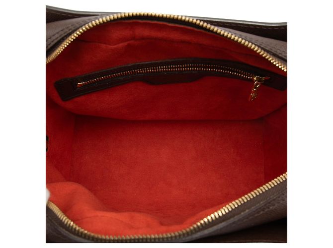 Louis Vuitton Marrone Damier Ebene Triana - vista 4