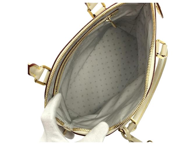 Borsa Lockit PM Suhali di Louis Vuitton Bianco - vista 8