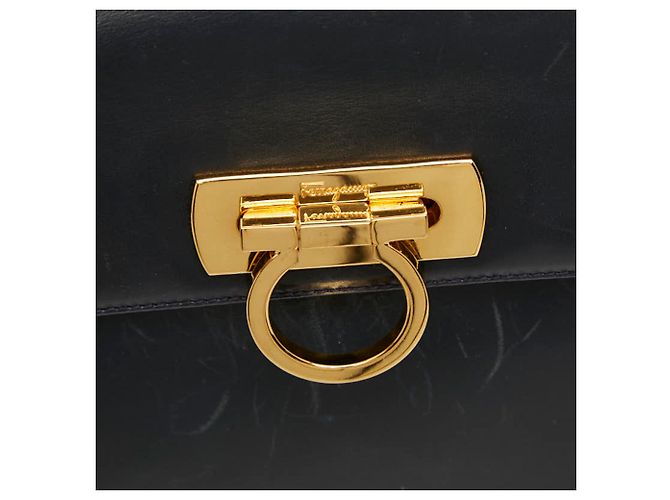 Borsa Gancini Salvatore Ferragamo Blu navy - vista 10
