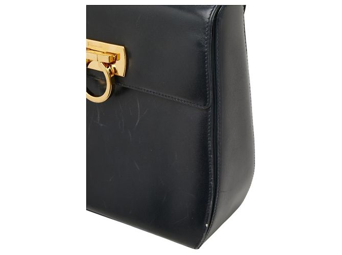 Borsa Gancini Salvatore Ferragamo Blu navy - vista 8