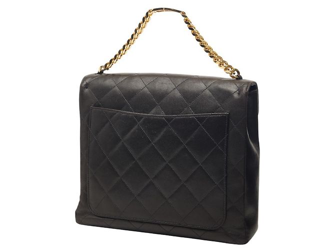 Borsa a mano Chanel Matelassé Coco Mark con catena Nero - vista 2
