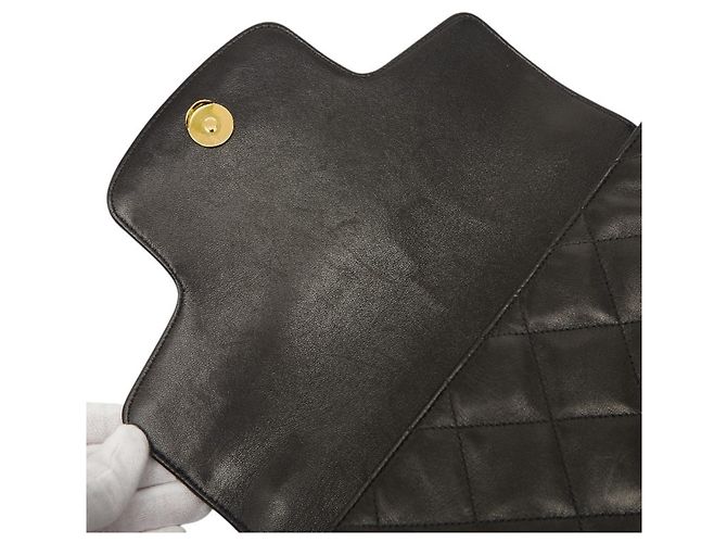 Borsa a mano Chanel Matelassé Coco Mark con catena Nero - vista 8