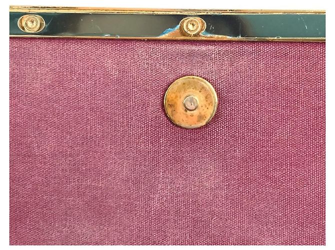 Borsa Clutch Rossmore PM in Monogram Vernis di Louis Vuitton Rosso Porpora - vista 10