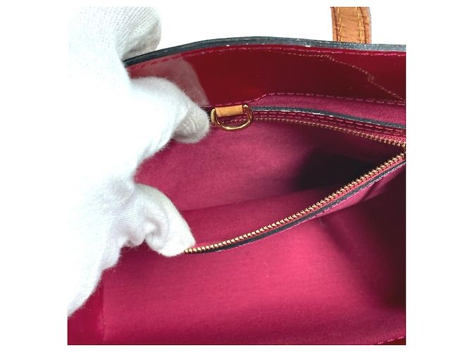 Louis Vuitton Monogram Vernis Catalina BB Tote Bag Pink Rot - Ansicht 15