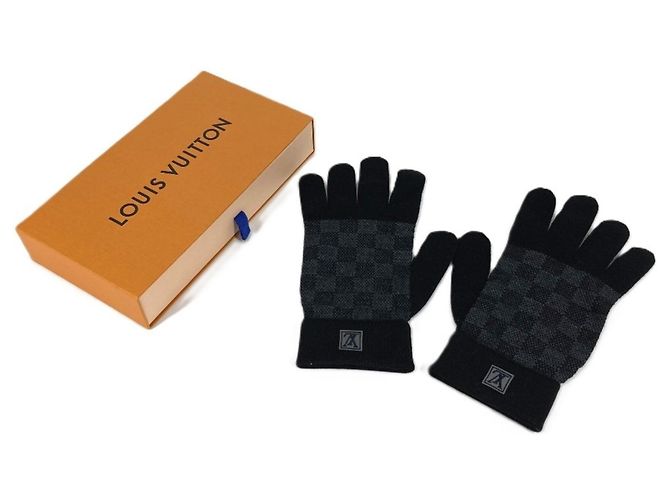 Louis Vuitton M70006 Damier Graphite Gon Petit Handschuhe Schwarz - Ansicht 8