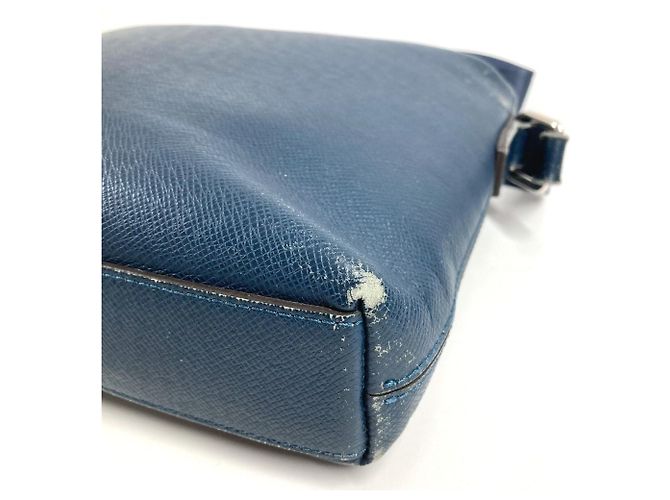 Borsa a tracolla Louis Vuitton Taiga Grigori Blu - vista 6