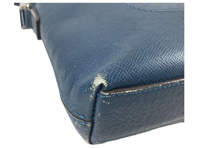 Borsa a tracolla Louis Vuitton Taiga Grigori Blu - vista 9
