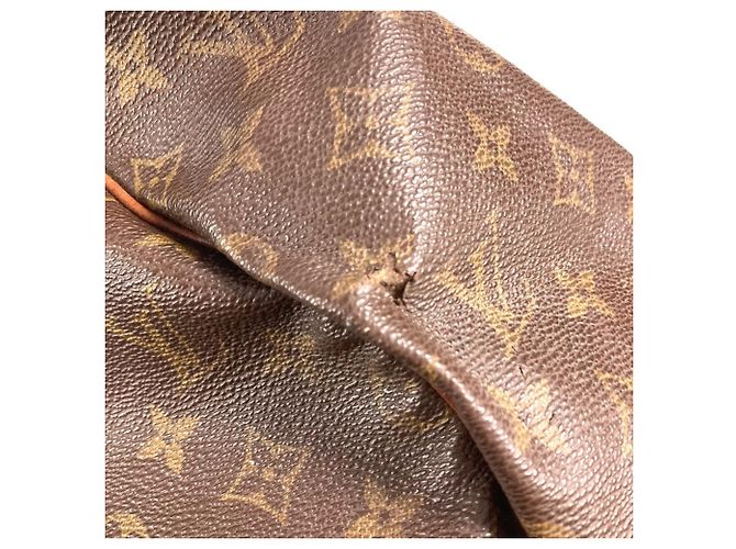 Borsa da viaggio Louis Vuitton Monogram Keepall 55 Marrone - vista 16