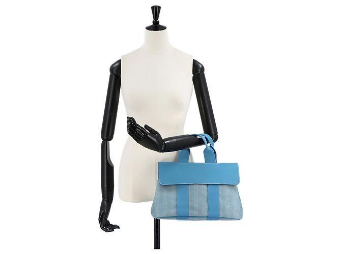 Hermès Borsa Hermes Valparaiso PM Blu - vista 10