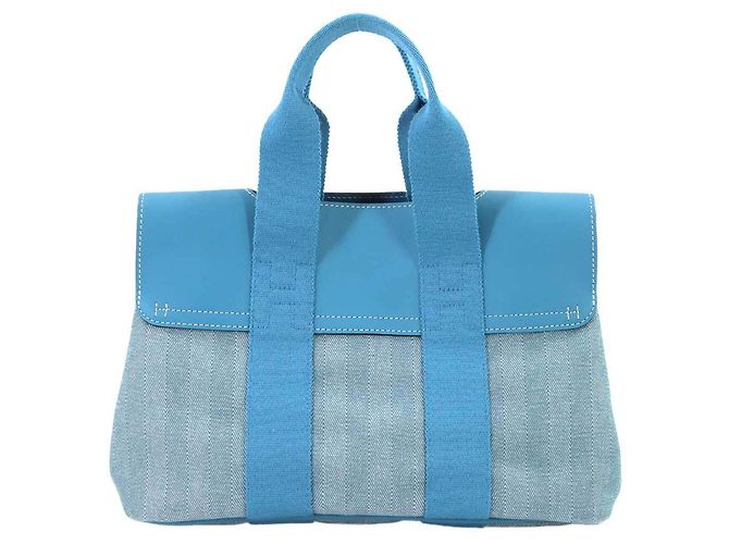 Hermès Borsa Hermes Valparaiso PM Blu - vista 3