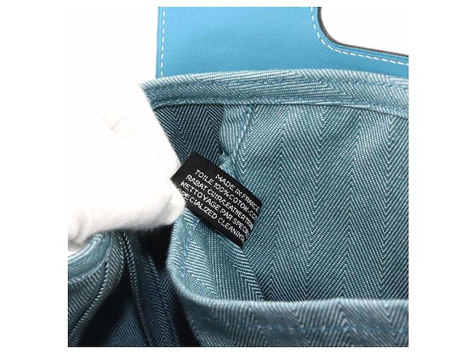 Hermès Borsa Hermes Valparaiso PM Blu - vista 9