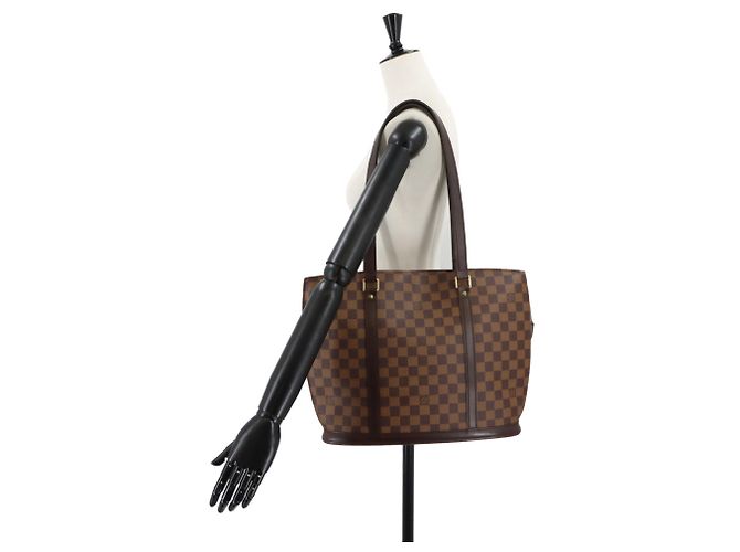 Borsa Tote Babylone Damier Louis Vuitton Damier ebene - vista 10
