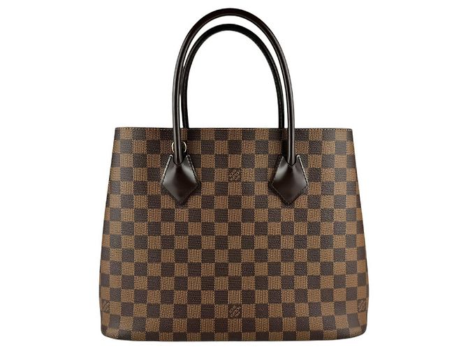 Borsa a mano Damier Kensington Louis Vuitton Marrone Damier ebene - vista 3