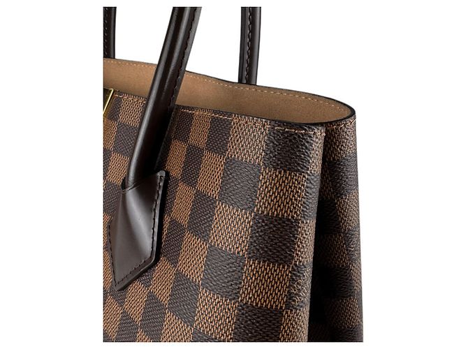 Borsa a mano Damier Kensington Louis Vuitton Marrone Damier ebene - vista 6