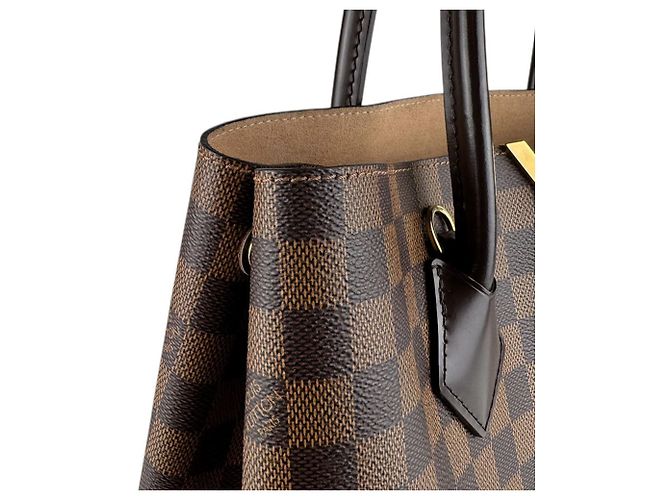 Borsa a mano Damier Kensington Louis Vuitton Marrone Damier ebene - vista 7