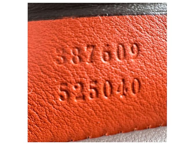Borsa a Spalla Gucci G Intrecciato Arancione - vista 13