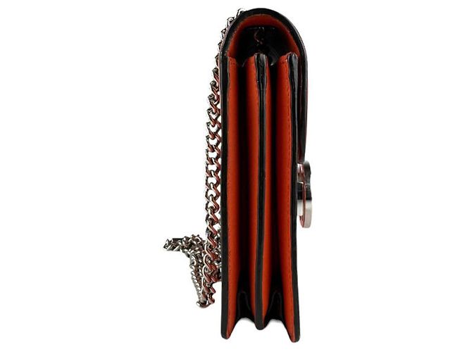 Borsa a Spalla Gucci G Intrecciato Arancione - vista 2