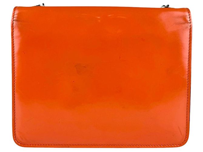 Borsa a Spalla Gucci G Intrecciato Arancione - vista 3
