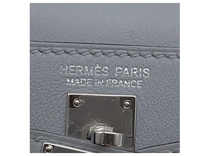 Kelly Charm per borsa Hermès in grigio e argento Marrone - vista 8