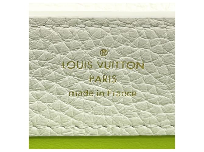 Borsa Capucines MINI Louis Vuitton Bianco Verde - vista 12