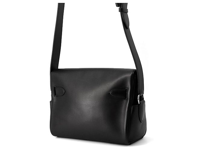 Borsa Hermès Kelly PM in pelle Evergrain nera Nero - vista 2