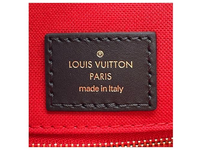 Borsa Tote OnTheGo MM Monogramma Reverse Gigante Louis Vuitton Marrone - vista 14