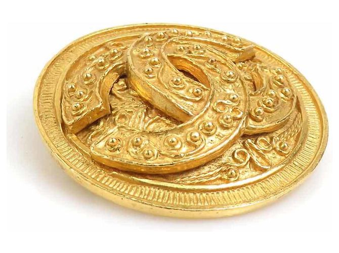 Timeless Spilla in metallo dorato Chanel D'oro - vista 2
