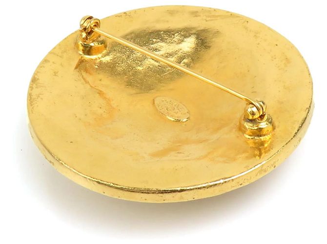 Timeless Spilla in metallo dorato Chanel D'oro - vista 4