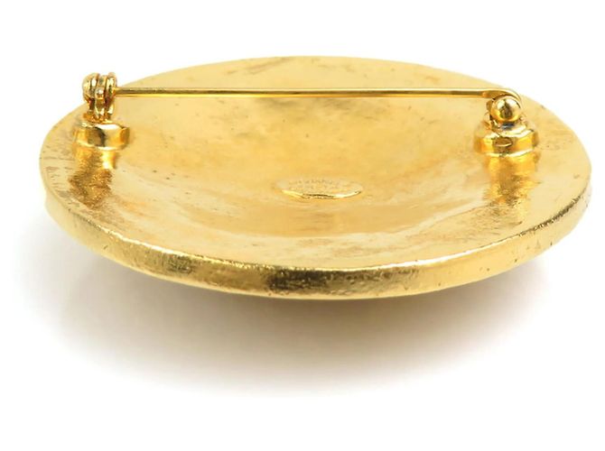 Timeless Spilla in metallo dorato Chanel D'oro - vista 5