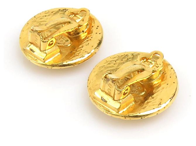 Orecchini a clip in metallo dorato Chanel D'oro - vista 5