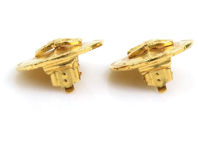 Orecchini a clip in metallo dorato Chanel D'oro - vista 6