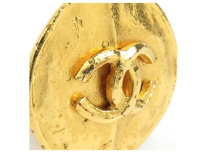 Orecchini a clip in metallo dorato Chanel D'oro - vista 9