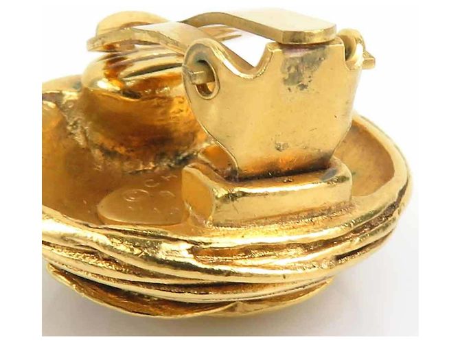 Orecchini a clip dorati Chanel D'oro - vista 10