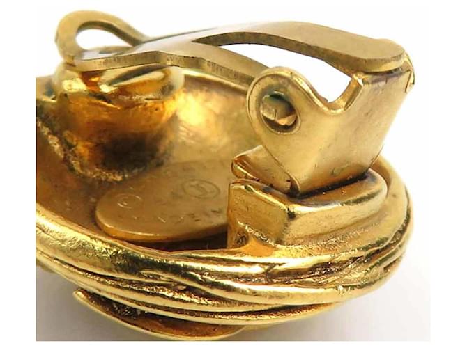 Orecchini a clip dorati Chanel D'oro - vista 11