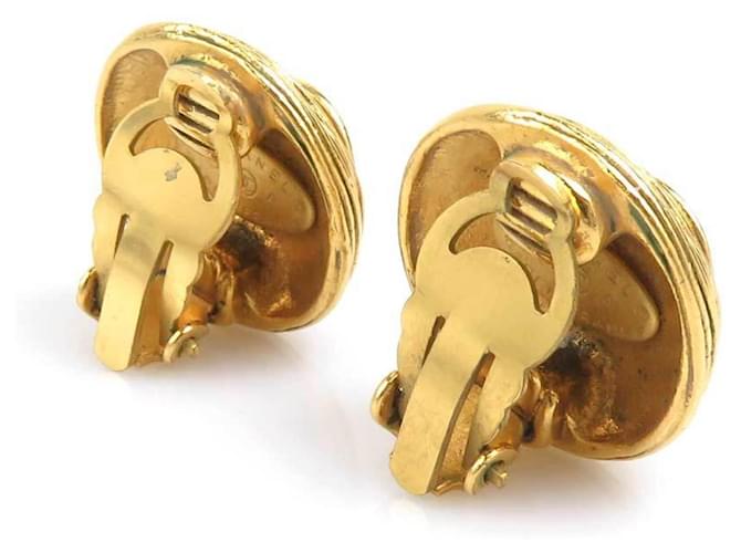 Orecchini a clip dorati Chanel D'oro - vista 3