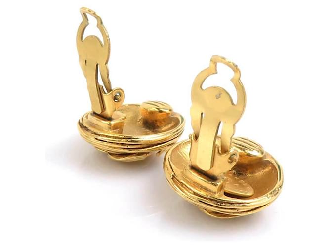 Orecchini a clip dorati Chanel D'oro - vista 6