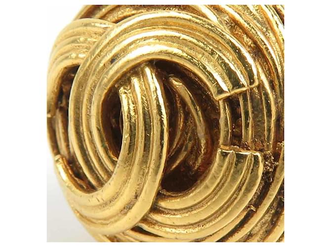 Orecchini a clip dorati Chanel D'oro - vista 8