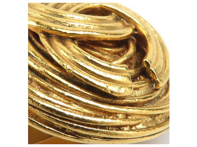 Orecchini a clip dorati Chanel D'oro - vista 9
