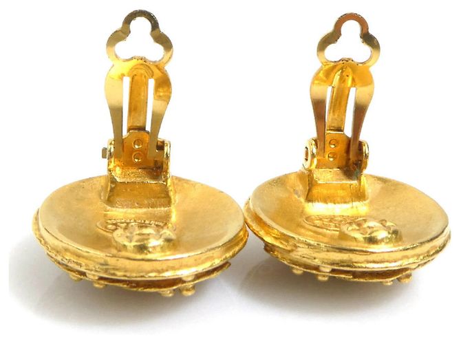 Orecchini a clip dorati Chanel D'oro - vista 4