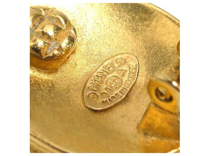 Orecchini a clip dorati Chanel D'oro - vista 8