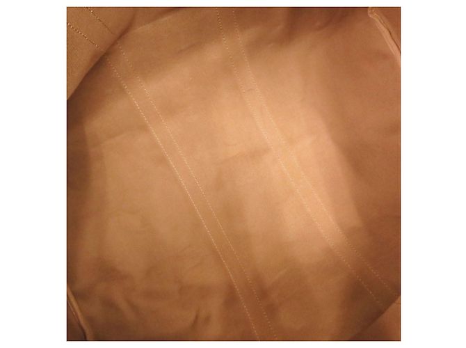 Borsa Boston Keepall Bandoulière 55 Monogram Louis Vuitton Marrone - vista 5