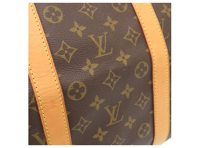 Borsa Boston Keepall Bandoulière 55 Monogram Louis Vuitton Marrone - vista 8